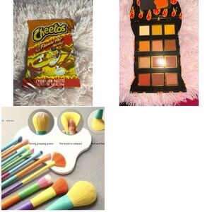 Viral Makeup Bundle | Cheetos Eyeshadow + Color Brush Set